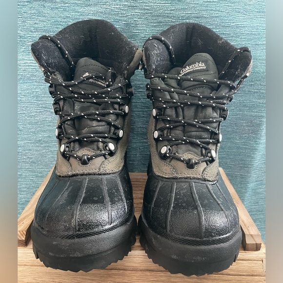 Columbia Gray Insulated Omnitech Waterproof Nisqually Winter Boot Size 6.5 - Picture 8 of 16